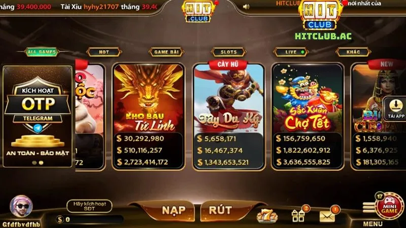 Tính năng hấp dẫn trong slot Tây Du Ký Hit club