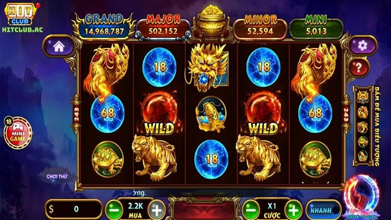 Cách đặt cược Kho Báu Tứ Linh Hit Club đúng thời điểm