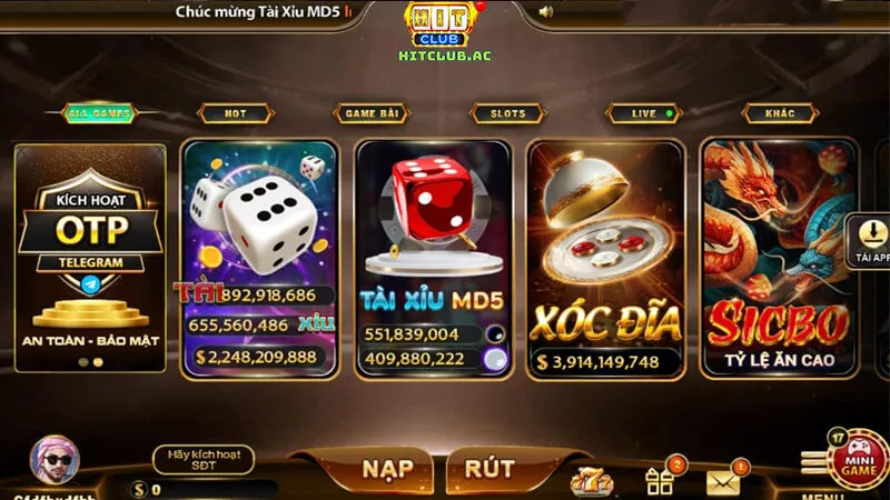 Giới thiệu về sòng sicbo HitClub