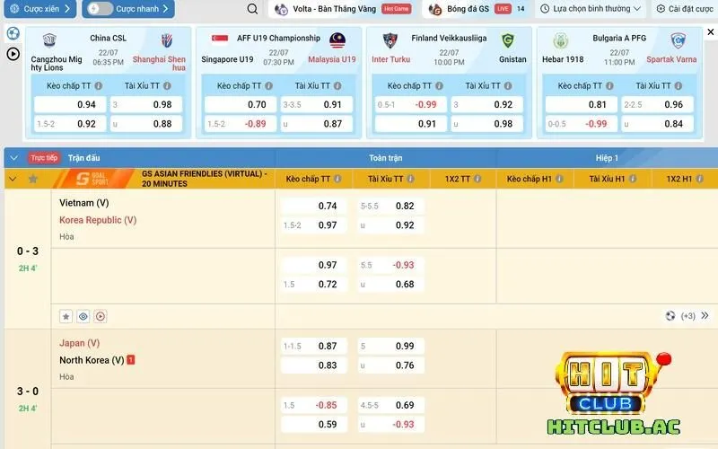 Giới thiệu các phòng game thể thao hấp dẫn tại Hit Club